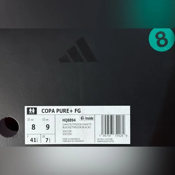 Adidas Men’s COPA PURE+ FG 'HEATSPAWN PACK' Soccer Cleats boots HQ8894 size 8 - Picture 16 of 16